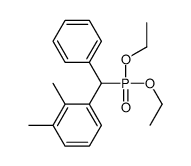 1-[diethoxyphosphoryl(phenyl)methyl]-2,3-dimethylbenzene结构式