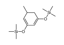 trimethyl-(3-methyl-5-trimethylsilyloxycyclohexa-1,5-dien-1-yl)oxysilane结构式