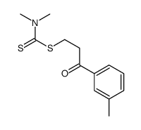 [3-(3-methylphenyl)-3-oxopropyl] N,N-dimethylcarbamodithioate结构式