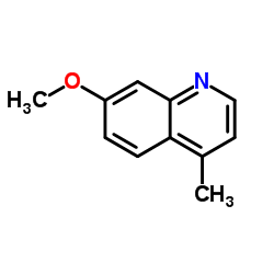 7-Methoxy-4-methylquinoline Structure