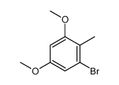 1-bromo-3,5-dimethoxy-2-methylbenzene结构式
