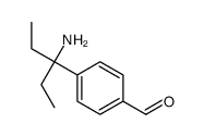 4-(3-aminopentan-3-yl)benzaldehyde结构式