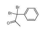 1,1-dibromo-1-phenyl-acetone结构式