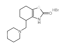 4-(1-piperidylmethyl)-4,5,6,7-tetrahydro-3H-benzothiazol-2-one结构式