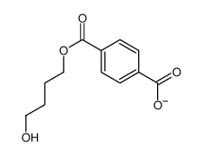 4-((4-羟基丁氧基)羰基)苯甲酸结构式