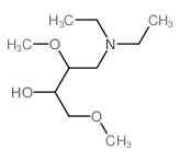 4-diethylamino-1,3-dimethoxy-butan-2-ol Structure