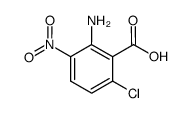 6-amino-2-chloro-5-nitrobenzoic acid Structure
