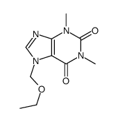 7-(ethoxymethyl)-1,3-dimethylpurine-2,6-dione Structure