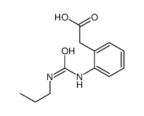 2-[2-(propylcarbamoylamino)phenyl]acetic acid结构式