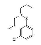 (3-chlorophenyl)sulfanyl-dipropylborane结构式