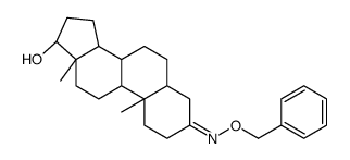 17β-Hydroxy-5α-androstan-3-one O-benzyl oxime Structure
