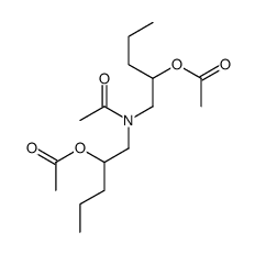 1-[acetyl(2-acetyloxypentyl)amino]pentan-2-yl acetate结构式