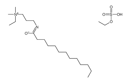 ethyl-dimethyl-[3-(tridecanoylamino)propyl]azanium,ethyl sulfate结构式