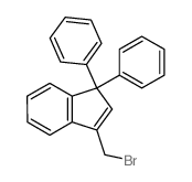 1H-Indene,3-(bromomethyl)-1,1-diphenyl-结构式