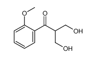 3-hydroxy-2-(hydroxymethyl)-1-(2-methoxyphenyl)propan-1-one结构式