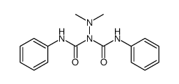 1,1-dimethyl-2,2-bis(phenylcarbamoyl)hydrazine Structure