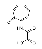 2-oxo-2-[(7-oxocyclohepta-1,3,5-trien-1-yl)amino]acetic acid Structure