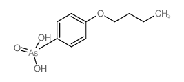 Benzenearsonic acid,p-butoxy- (7CI,8CI) structure