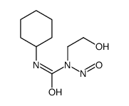 3-cyclohexyl-1-(2-hydroxyethyl)-1-nitrosourea Structure