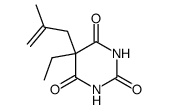 5-Ethyl-5-(2-methylallyl)barbituric acid结构式