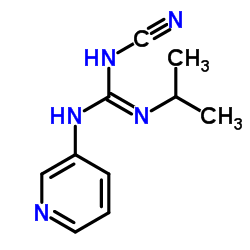 1-Cyano-2-isopropyl-3-(3-pyridinyl)guanidine Structure