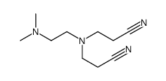 3-[2-cyanoethyl-[2-(dimethylamino)ethyl]amino]propanenitrile Structure