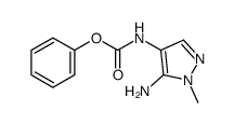 Phenyl (5-amino-1-Methyl-1H-pyrazol-4-yl)carbamate Structure