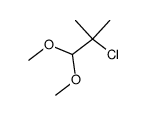 2-chloroisobutyraldehyde dimethyl acetal结构式