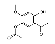 1-(5-acetoxy-2-hydroxy-4-methoxy-phenyl)-ethanone Structure