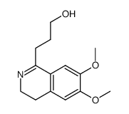 1-(3-hydroxypropyl)-6,7-dimethoxy-3,4-dihydroisoquinoline结构式