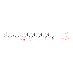 [3-[[(heptadecafluorooctyl)sulphonyl]amino]propyl]trimethylammonium hydrogen sulphate picture