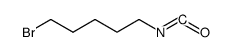 5-Bromopentyl isocyanate结构式