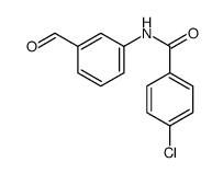 4-chloro-N-(3-formylphenyl)benzamide Structure