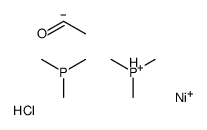 chloronickel,ethanone,trimethylphosphanium Structure