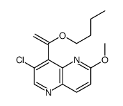 8-(1-butoxyethenyl)-7-chloro-2-methoxy-1,5-naphthyridine Structure