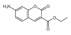 ethyl 7-amino-2-oxochromene-3-carboxylate结构式