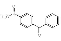 4-苯甲酰苯基甲基亚砜结构式