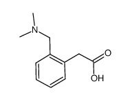 2-[(DIMETHYLAMINO)METHYL]-BENZENEACETIC ACID Structure