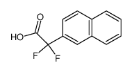 2,2-difluoro-2-(naphthalen-2-yl)acetic acid structure