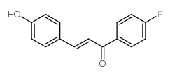 1-(4-氟苯基)-3-(4-羟基苯基)-2-丙烯-1-酮结构式