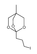 4-(3-iodopropyl)-1-methyl-3,5,8-trioxabicyclo[2.2.2]octane结构式