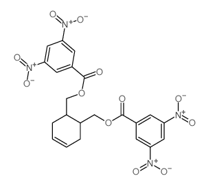 4-Cyclohexene-1,2-dimethanol,1,2-bis(3,5-dinitrobenzoate) Structure
