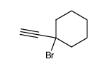1-bromo-1-ethynylcyclohexane Structure