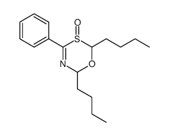 2,6-di-n-butyl-4-phenyl-6H-1,3,5-oxathiazine S-oxide结构式