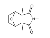 4,7-Epoxy-1H-isoindole-1,3(2H)-dione,hexahydro-2,3a,7a-trimethyl-, (3aR,4S,7R,7aS)-rel- Structure