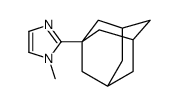 N-methyl-2-(1-adamantyl)imidazole结构式