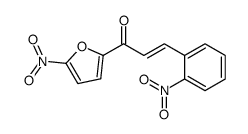 1-(5-nitrofuran-2-yl)-3-(2-nitrophenyl)prop-2-en-1-one结构式