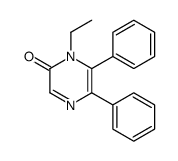 1-ethyl-5,6-diphenylpyrazin-2-one Structure