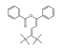(E)-3,3-bis(trimethylsilyl)propenyl phenyl ketone Structure