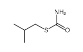 thiocarbamic acid S-isobutyl ester Structure